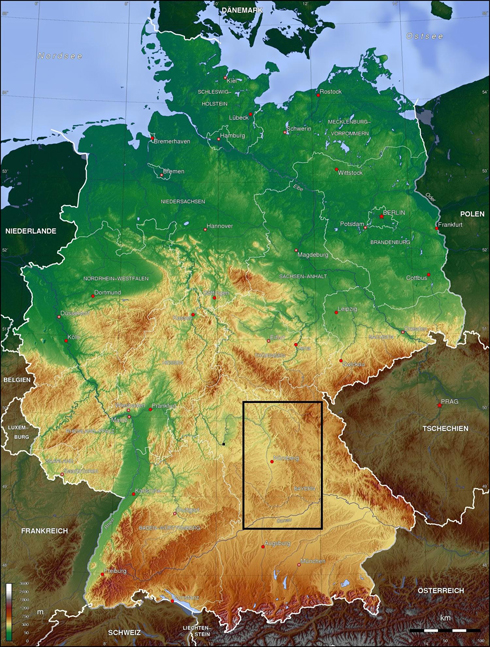 Solnhofen in Bavaria (Germany)