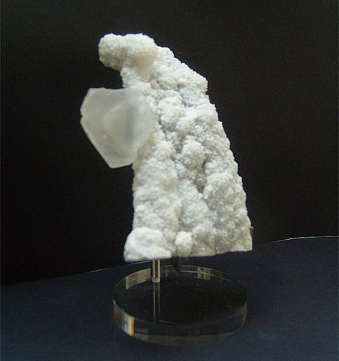 Quartz Crystal on Stalactite
